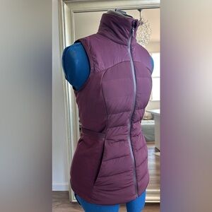 LULULEMON Down For It All Vest In Red Merlot Maroon Women's Size 4